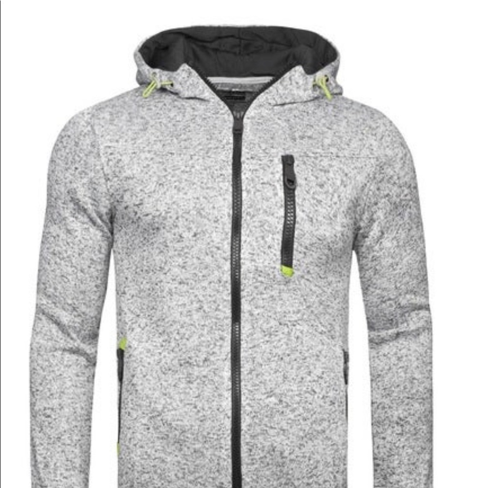 UNISEX “Alphabrodo” Light Gray Hoodie. Size L                        NWOT